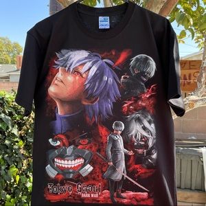 Tokyo Ghoul Anime Shirt Vintage Style Large